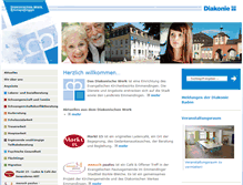 Tablet Screenshot of diakonie-emmendingen.de
